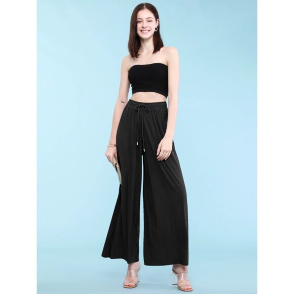 NWT Made by Johnny Pleated Wide Leg Pants - Picture 1 of 5